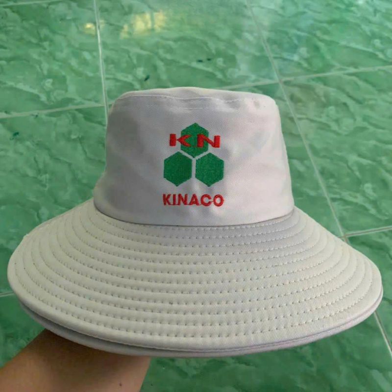 Mũ vải kaki tròn in tên thương hiệu MVPPR06