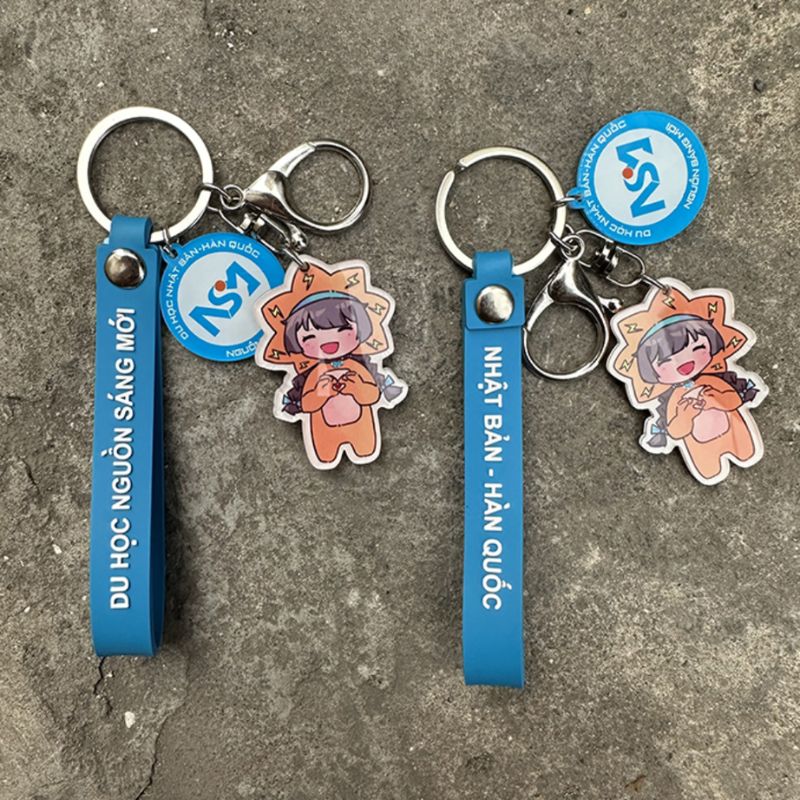Móc khóa cao su in theo yêu cầu MKPPR08