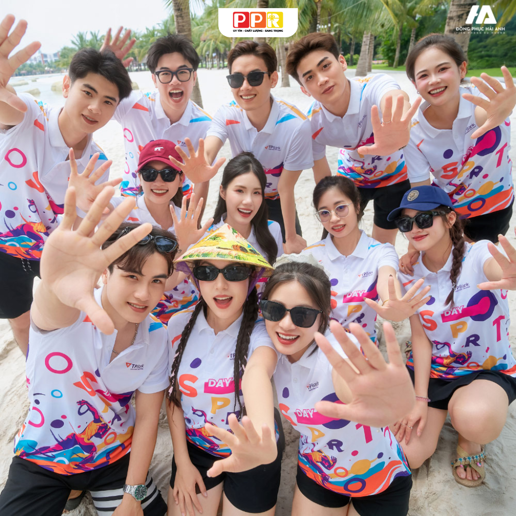 4-83 Đồng phục teambuilding in logo ĐPPPR06