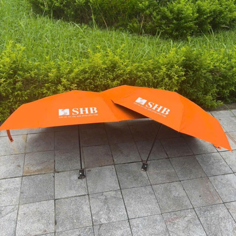 Ô cầm tay gấp 3 tự đẩy in logo OCTPPR04