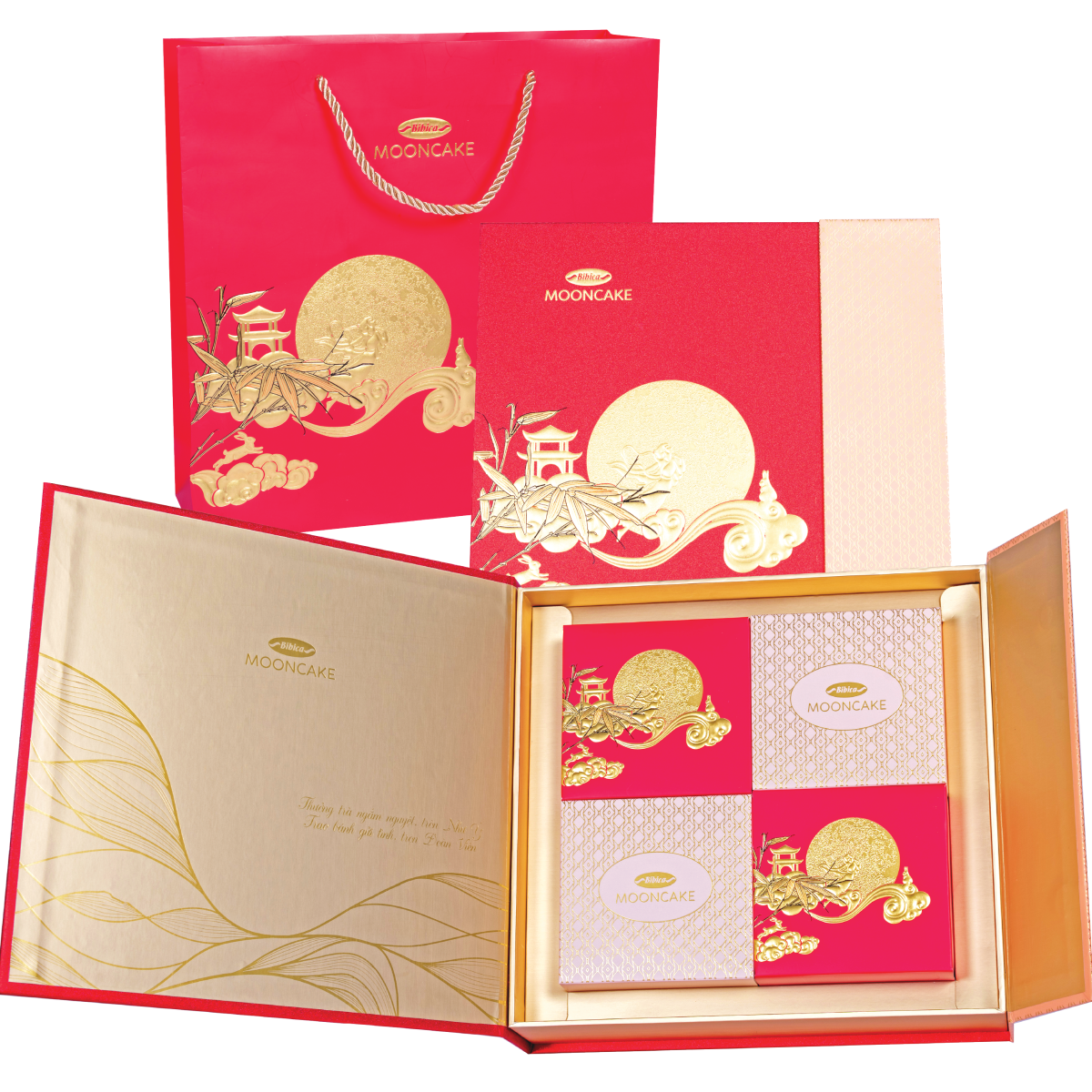 Set quà Như Ý Đoàn Viên ( đỏ )