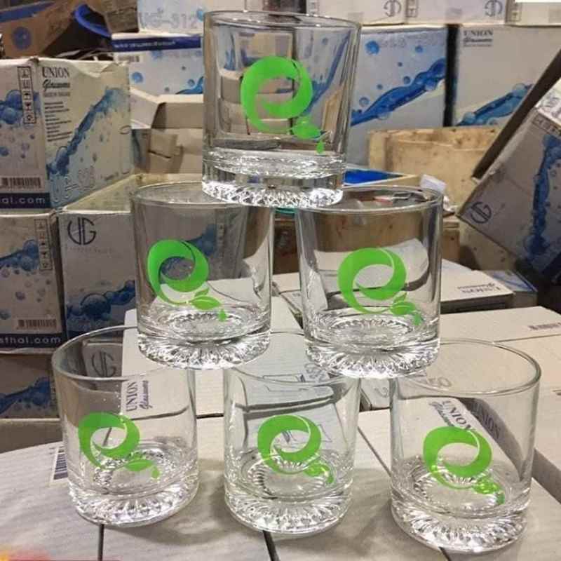 Bộ 6 Cốc Thủy Tinh In Logo Doanh Nghiệp | CTTPPR08