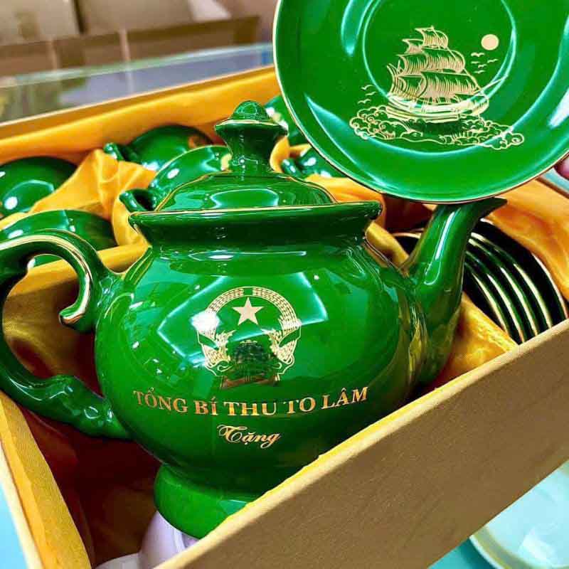 Bộ Ấm Chén Cát Tường In Logo Theo Yêu Cầu | ACPPR12