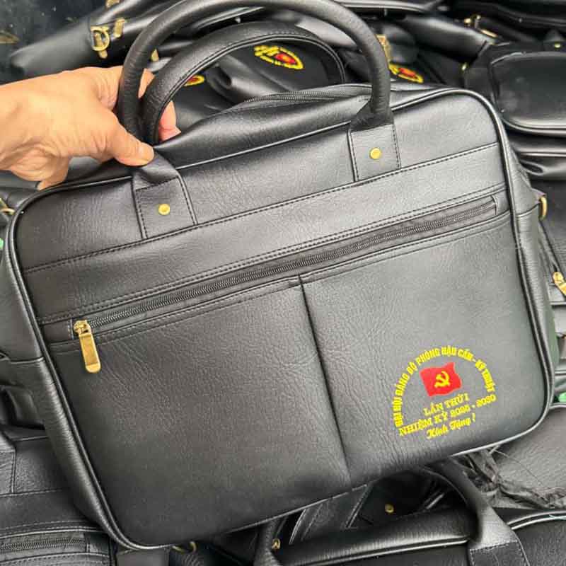 Cặp Da Văn Phòng In Logo Làm Quà Tặng Khách Hàng | CDPPR02