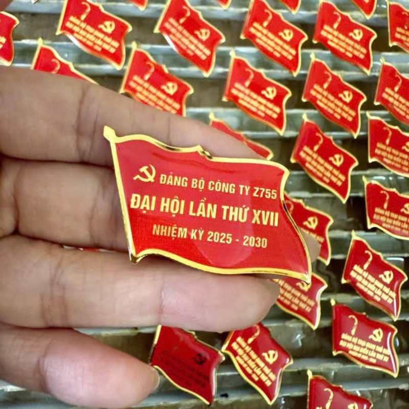Huy Hiệu Cài Áo Đại Hội Theo Yêu Cầu | BTPP06