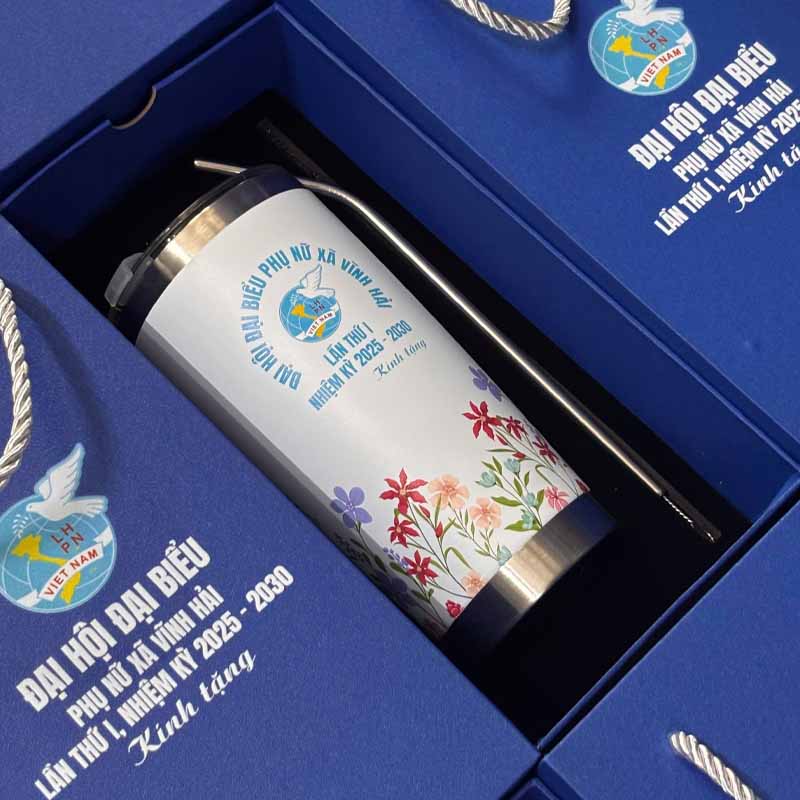 Set Cốc Giữ Nhiệt 600ml In Theo Yêu Cầu  | SCGNPPR01