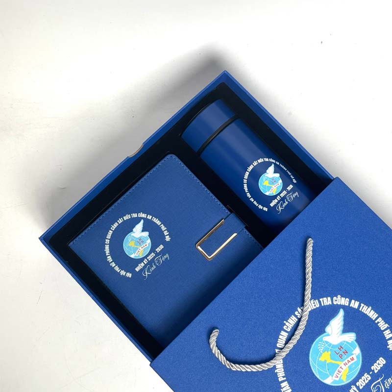 Set Sổ Bình In Logo Làm Quà Tặng Khách Hàng | BSPPR01