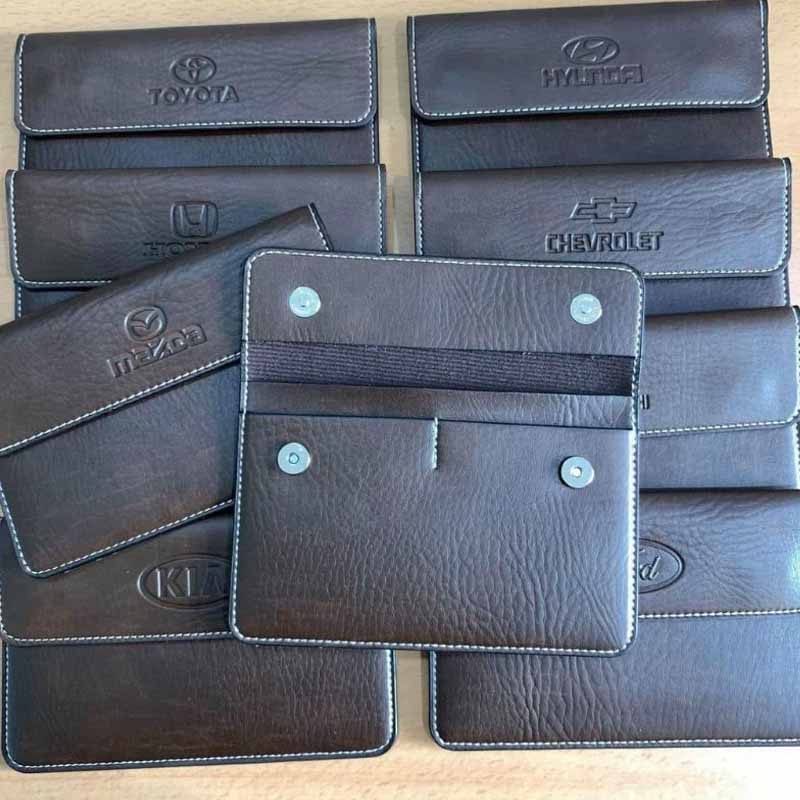 Ví Da Đựng Giấy Tờ Xe Ô Tô In Logo Theo Yêu Cầu | HNCPPR02